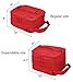 MIER Insulated Lunch Box Bag Expandable Lunch Pack for Men, Women, Red