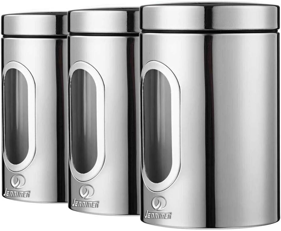 white gloss tea coffee sugar canisters