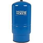 WaterWorker HT-30B Vertical Pressure Well Tank, 30-gallon tank with 26-gallon capacity, Blue