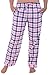 Del Rossa Women's 100% Cotton Flannel Pajama Pants - Sleep Bottoms