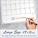 Magnetic Calendar for Fridge Set of 3 13”x17” Vertical Magnetic Fridge Calendar Dry Erase, Weekly Planner to-do List Family Calendar with 6 Dry Erase Pens by Mommy Marvel