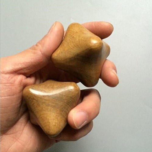 Fragrant Wood Hexagonal Acupuncture Massage Ball Massager Active Scraping Clear The Lymphatic Drainage