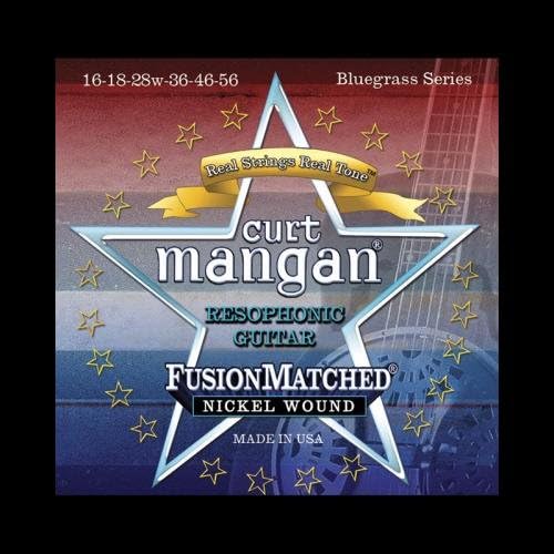 Curt ManganFusion Matched Nickel Wound Resophonic Guitar Strings (16-56)