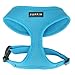 Puppia Soft Dog Harness No Choke Over-The-Head Triple Layered Breathable Mesh Adjustable Chest Belt and Quick-Release Buckle, Sky Blue, Small