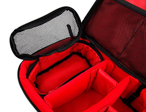 DURAGADGET Protective EVA Shaver Case (in Red) - Compatible with Remington HC5850 Virtually Indestructible Haircut & Beard Trimmer, Hair Clippers, Beard Trimmer, Clippers