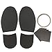 Sole Repair Replacement Shoe Repair Replacement Rubber Half Soles and Heels 1/20 Inch Thick Rubber Half Soles Coupled with 1/8 Inch Thick Heels