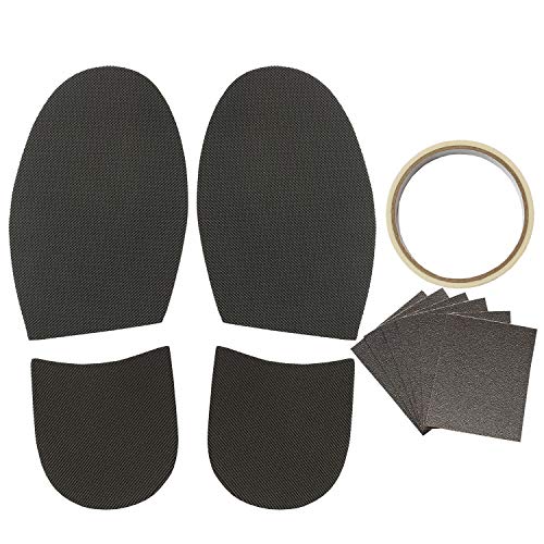 Sole Repair Replacement Shoe Repair Replacement Rubber Half Soles and Heels 1/20 Inch Thick Rubber Half Soles Coupled with 1/8 Inch Thick Heels