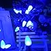 MAXINDA [UL Certified] Outdoor LED String Lights,17 feet 50 LEDs Mood Lighting Strands,Diamond Strawberry C3 Bulbs,Blue Christmas Lights,for Patio Garden Holiday Wedding Decor (C3, Blue)