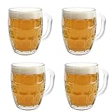Libbey Dimple Stein Beer Mug - 19.25 oz (Pack of 4)