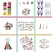 22,000+ Rainbow Rubber Bands Refill Kit, Over 20,000 Loom Bands in 41 Colors, 1000 S-Clips, 6 Y Looms, 280 Beads, 52 ABC Beads, 50 Charms, Backpack Hooks, Crochet Hooks and ABC Stickers by INSCRAFT