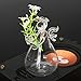 Brccee AC Angel Hanging Glass Angel Flower Vase Plant Flower Vase Hydroponic Office (S)