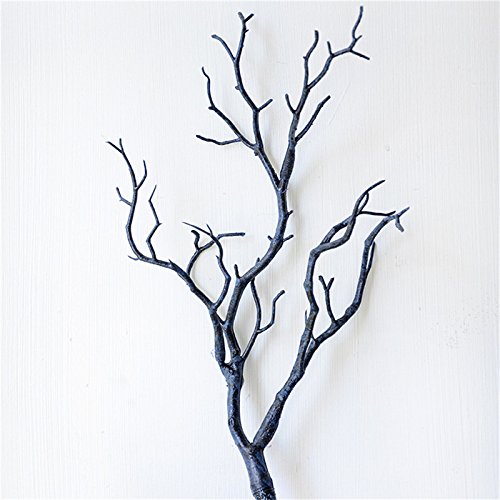 Keebgyy 2PCS Beautiful Artificial Plastic Dried Branch Simulation Ornaments for Garden Home Weeding Party Office Decoration and Table Centerpieces
