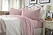 Great Bay Home Jersey Knit Sheets. All Season, Soft, Cozy Queen Jersey Sheets. T-Shirt Sheets. Jersey Cotton Sheets. Heather Cotton Jersey Bed Sheet Set. (Queen, Rose Quartz)