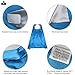 70cmX70cm Special Polyester Boys&Girls Cape+Mask Any Color Double-Sided (Blue-Sliver)