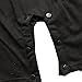 FEESHOW Baby Boy's 2Pcs Gentleman Wedding Formal Tuxedo Suit Romer Outfit Set Size 6-9 Months Black White