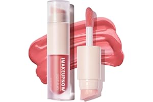 IMAKEUPNOW Liquid Cream Blush Stick Makeup for Cheeks | Build-in Brush - Application & Blending in One #L001