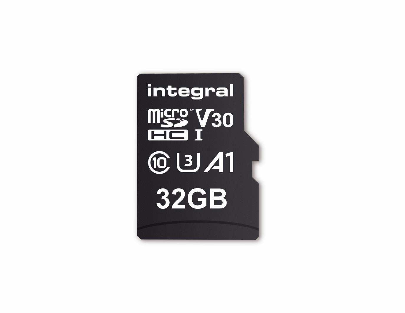 Integral Memory 32GB microSDxC Premium High Speed Memory Card up to 100MB/s Read 30MB/s Write V30 UHS-I U3 + SD Adapter by Integral Memory