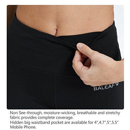 image for Baleaf Women's High Waist Mesh Active Leggings Workout Yoga Pants Tumm