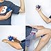 LEWONDE Deep Tissue Massager Spike Foot Massage Ball Hard Acupressure Therapy - Free E-Tutorial on Acupuncture Massage for Plantar Fasciitis,Myofascial Release, Back Shoulder Physical Therapy