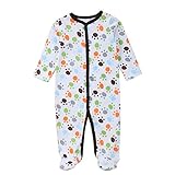 Babe Maps Unisex Babys Footed Sleeper Pajamas Long Sleeved