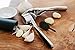 KT.KitchenTools DELUXE GARLIC PRESS, A Must-Have Kitchen Tool to Crush Fresh Garlic Cloves & Ginger, Simply Amazing Garlic Mincer With a Cleaning Brush!