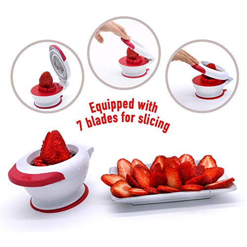 Strawberry Slicer Apple Slicer Corer 16 Thin Slices Garlic Slicer