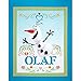 Disney Frozen Dancing Olaf 36'' Panel Turquoise Fabric By The Yard