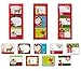 Christmas Gift Tags Self Stick Adhesive Stickers Holiday Present Labels 108 Count of Assorted Designs Santa, Reindeer, Trees, Holly