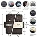 Dog Car Seat Cover Hair Free Rear Bench, Convertible Black Hammock Shaped Comfort Accessory for Cars, SUVs & Trucks. Waterproof, Nonslip, Washable Pet Backseat Protector, Pets Blanket & Bag