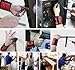 Magnetic Wristband, Kitclan Magnet Wristband with 5 Powerful Magnets, Adjustable Velcro Strap for Holding Tools, Screws, Nails, Small tools, Gifts for Men Fathers Handymen DIY