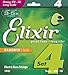 Elixir Strings Nickel Plated Steel 4-String Bass Strings w NANOWEB Coating, Long Scale, Medium (.050-.105)