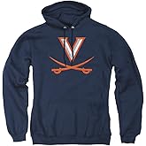 University of Virginia Official Distressed Primary Unisex Adult Pull-Over Hoodie