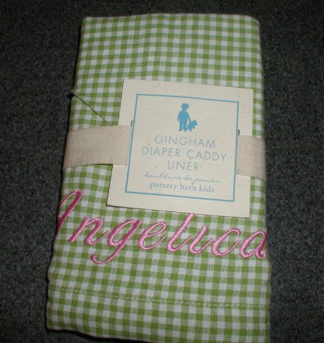 Pottery Barn Kids Sabrina Diaper Caddy Gingham Liners Buy