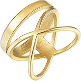 Jude Jewelers Stainless Steel Classical Plain Wrap Style Promise Statement Wedding Ring