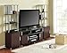 Ameriwood Home Carson Audio Stand, Cherry/Black