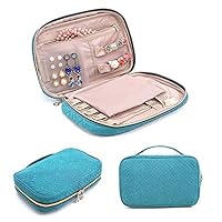 yunshuoa Travel Jewelry Bag, Portable Jewelry Storage Bag with Separate Layers to Store Earrings, Necklaces, Bracelets, Rings, Watches, Hairlines, Womens Jewelry Storage Bags