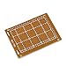 GENNEL 10-Pieces 50mm x 70mm Copper Strip PCB Board, 368 Holes Perfboard, Universal Stripboard Printed Circuit Board for Soldering Prototyping Testing Repair DIY