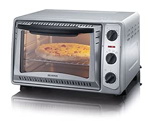 Severin TO 2045 Horno para pizza, 1500 W, 20 litros, Metal, Gris ...