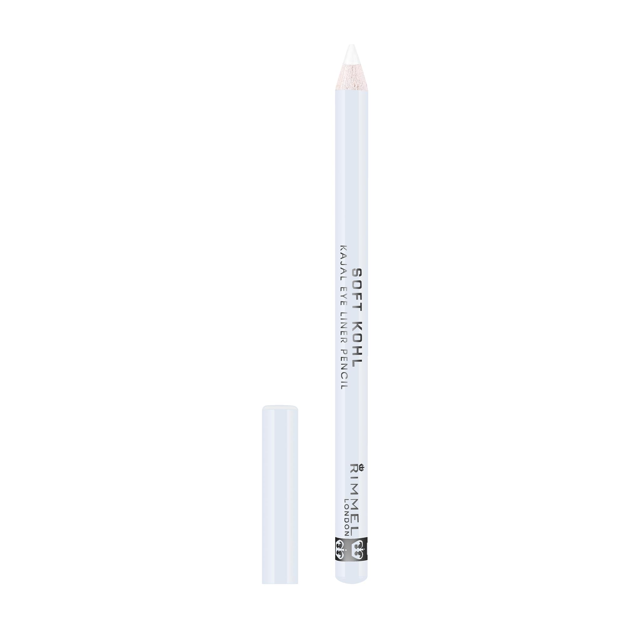 Rimmel London Soft Khol Eye Pencil, Pure White - 1.2 g