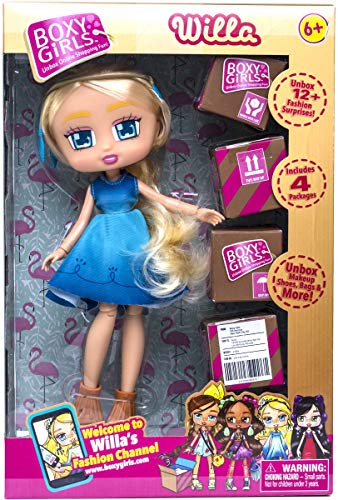 Jay at Play Boxy Girls Blonde with Blue Dress.