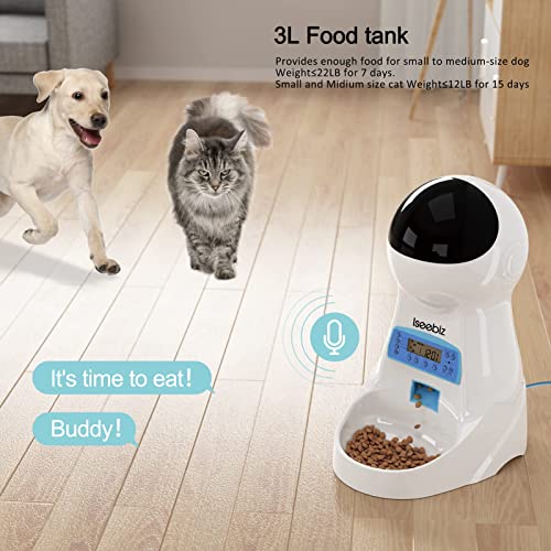 iseebiz automatic cat feeder instructions