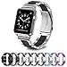 Greeninsync Strap Apple Watch 42mm Metal, Special Edition Apple Watch Stainless Steel Replacement Accessory Metal Band Wristbands Bracelet Strap W/Silicone Cover Black for Apple Watch Series 3/2/1