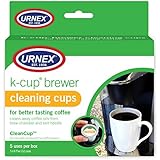 Keurig K-Cup Machine Cleaning Pods by Urnex - 5 Cleaning pods per box (compatible with Keurig 2.0 machines, packaging may vary)