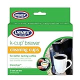 Urnex K-Cup Cleaner - 5 Cleaning Cups - for Keurig Machines Compatible with Keurig 2.0 - Removes Stains Non-Toxic