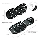 Blissun Lawn Aerator Shoes, 4 Aluminum Alloy Buckles Spiked Aerating Lawn Sandals, 26 Nails for Aerating Your Lawn or Yard, 4 Adjustable Straps Universal Size