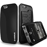 iPhone 6 Case, Verus [Pebble][Black] - [Card Slot][Dual Layer][Hard Case] - For Apple iPhone 6 Devices