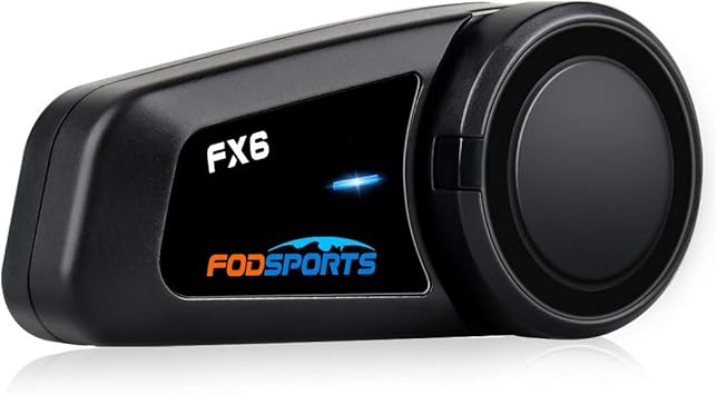 Amazon Com Fodsports Fx6 Motorcycle Bluetooth Helmet Intercom With Great Sound Quality Louder Volume Real Powerful 500mah Battery Motorcycle Bluetooth Headset System With Noise Cancellation Easy Install Single Electronics