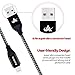 Aonlink iPhone Cable, 3Pack 3FT 6FT 10FT Nylon Braided Lightning to USB iPhone Charger Cord with Aluminum Connector for iPhone 7/7 Plus/6s/6s Plus/6/6Plus/5s/5c/5, iPad/iPod Models-Silver black