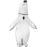 Arokibui Inflatable Costume Adult Funny Blow up Halloween Costume Fancy Dress Cosplay Party Christmas Halloween Suit