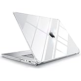SUPCASE for MacBook Pro 14 Inch Case 2021-2025 Release (Unicorn Beetle Clear), M5/M4/M3/M2/M1 Pro/Max Chip [Anti-Scratch] Slim Transparent Cover for MacBook Pro 14'' with Touch ID, Clear